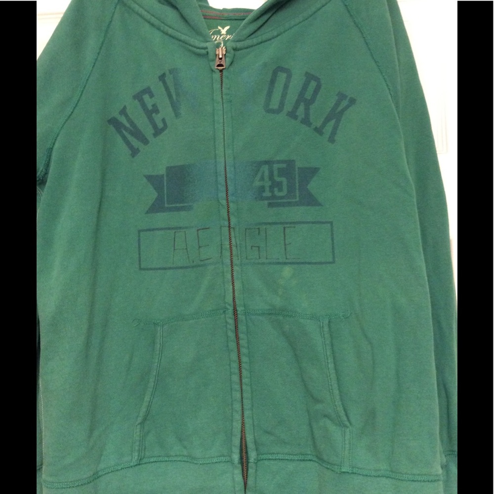 American Eagle Hooded Sweatshirt, Large