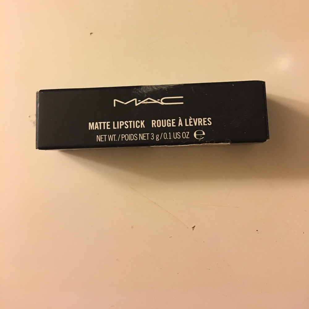 MAC lipstick in “pink plaid”