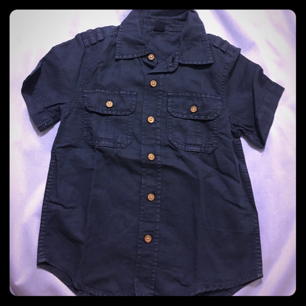Boys Gap Button-Up Shirt 4T