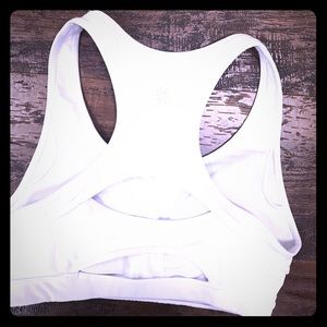 Athleta Sports Bra - White - Size S
