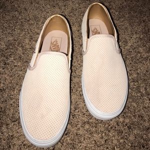 light pink slip on vans!
