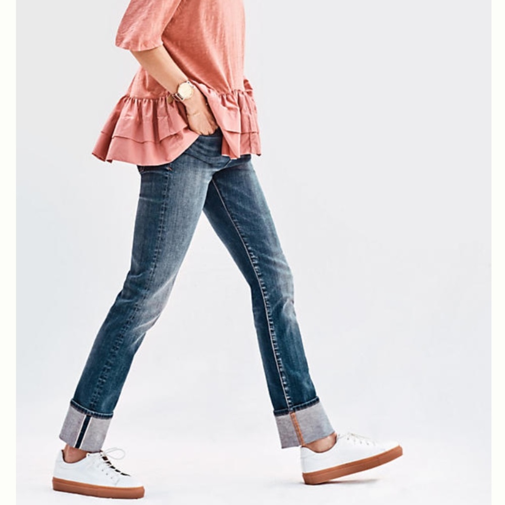 Pilcro Parallel Mid-Rise Jeans