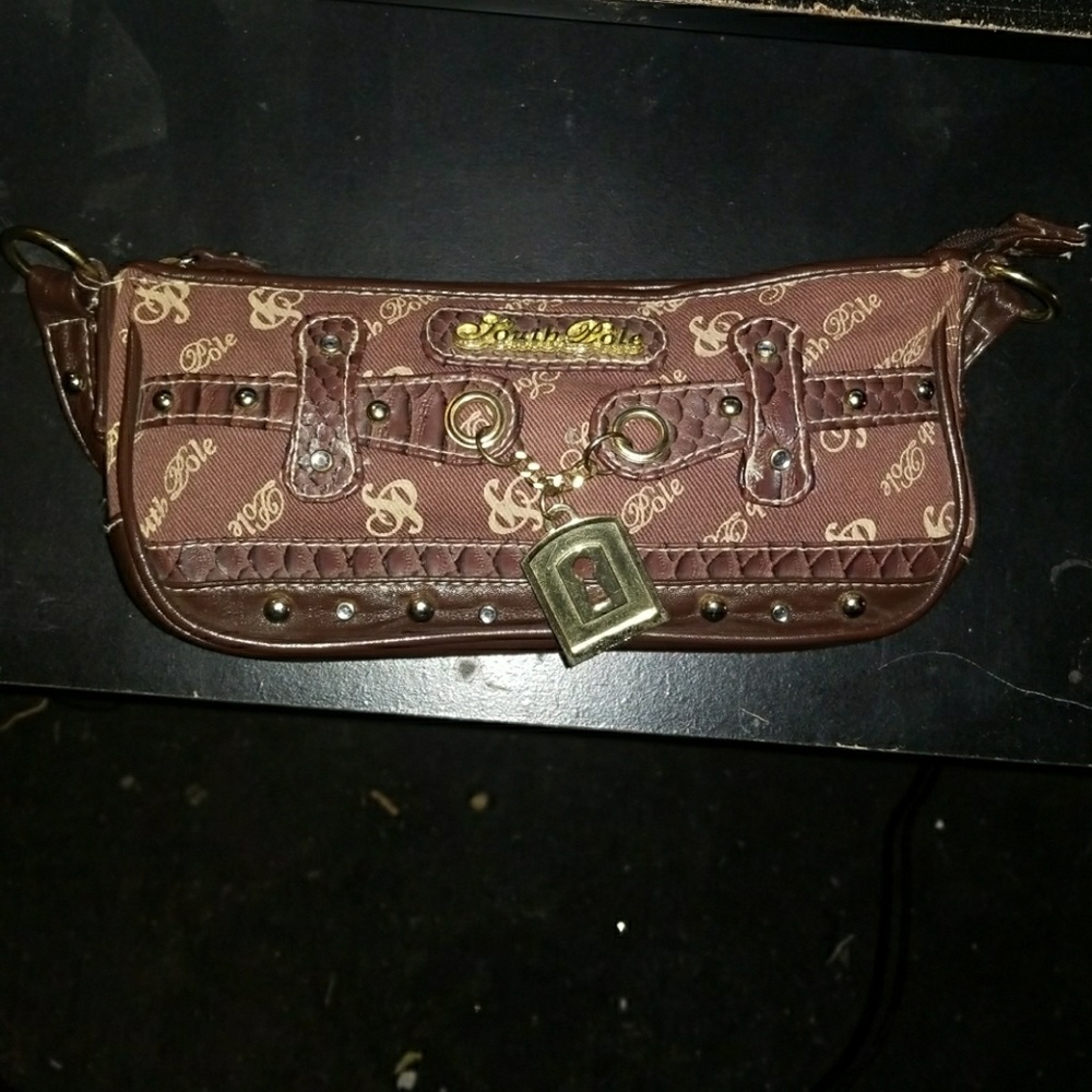 South pole Keyhole clutch purse