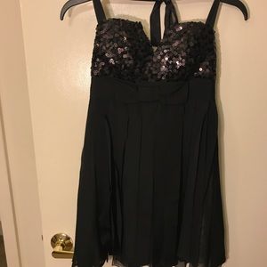 Sequin black Bebe dress.