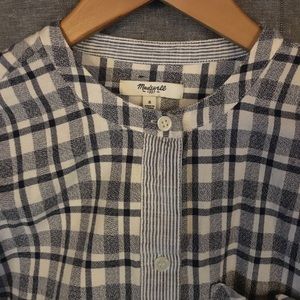 Madewell Mandarin Collar size small