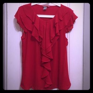 H&M Red Blouse Size 14 No tags