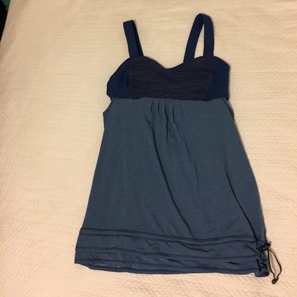 Lululemon Blue Workout Top w/ *Cut-out details*