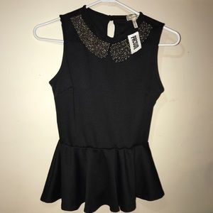 PACSUN kirra beaded collar top