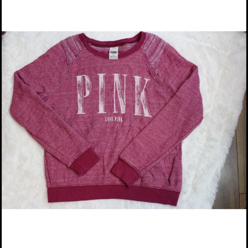 Victoria's Secret PINK maroon sweater small