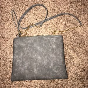 gray purse, unknown brand; purchese from dsw!
