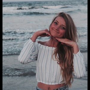 Off the shoulder crop top