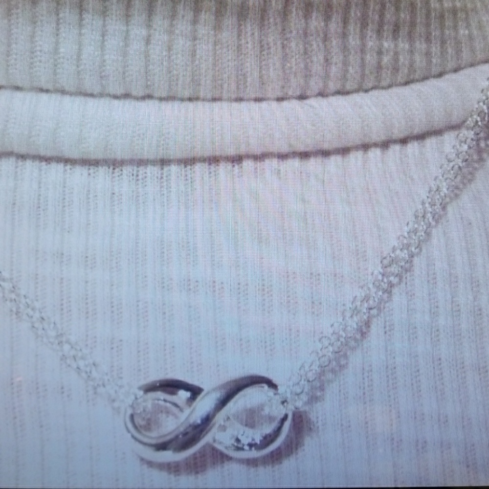 NEW! Double stranded infinity pendant necklace