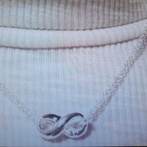 NEW! Double stranded infinity pendant necklace