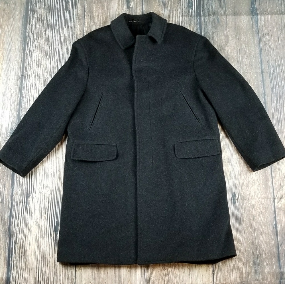 *EUC* ALFANI Men's wool blend trench coat 40R