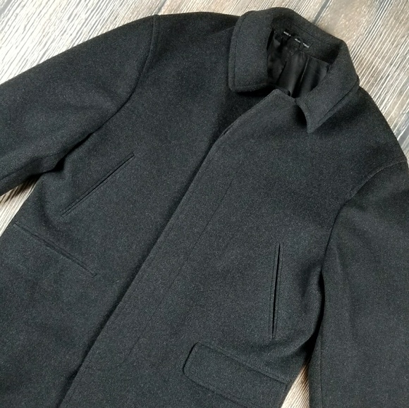 *EUC* ALFANI Men's wool blend trench coat 40R - Picture 2 of 6