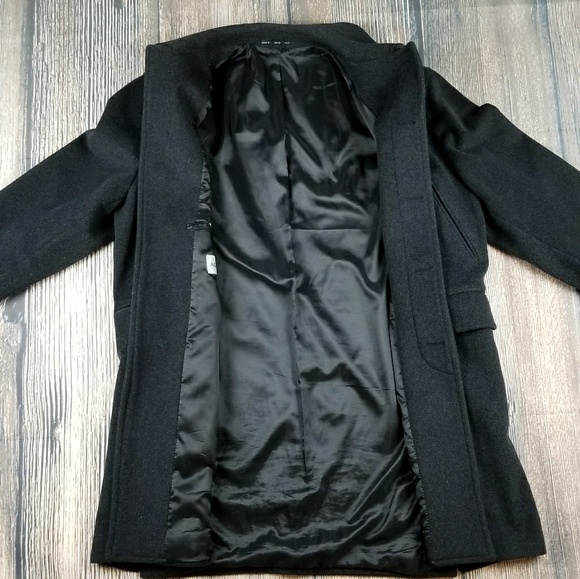 *EUC* ALFANI Men's wool blend trench coat 40R - Picture 3 of 6