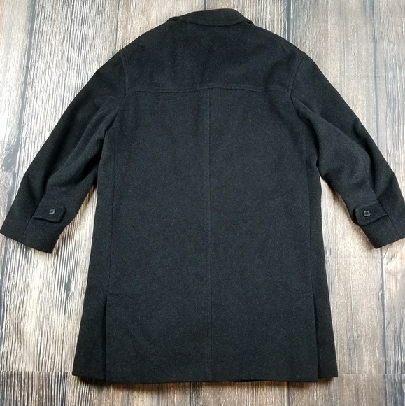 *EUC* ALFANI Men's wool blend trench coat 40R - Picture 4 of 6