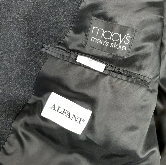 *EUC* ALFANI Men's wool blend trench coat 40R - Picture 5 of 6