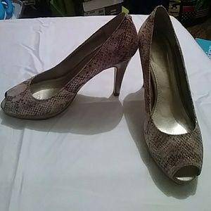 Anne klein iflex Bronze heel