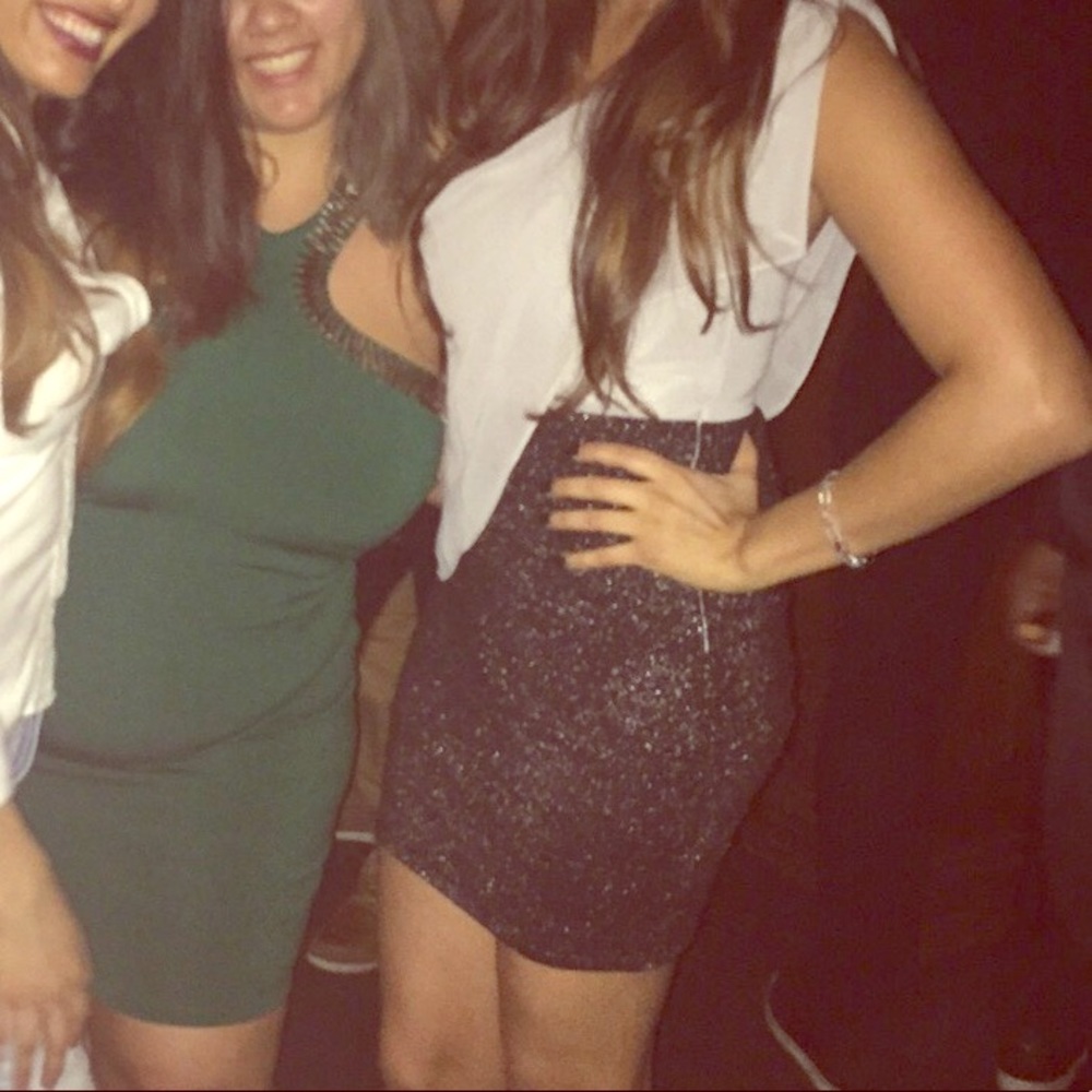 WOW Couture Drape Shoulder Dress