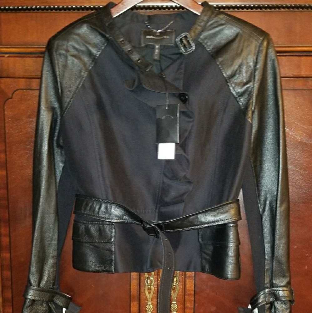 BcBg leather "brand new" Jacket