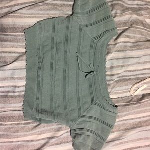Knit crop top
