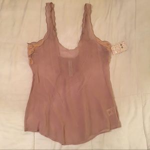 Free People New Romantics Tank in Dusty Mauve