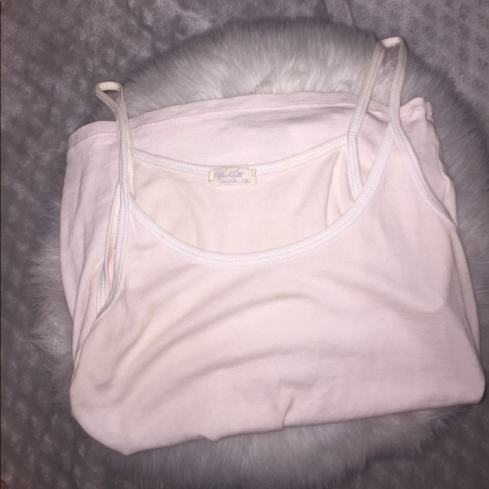 Light pink tank top brandy melville