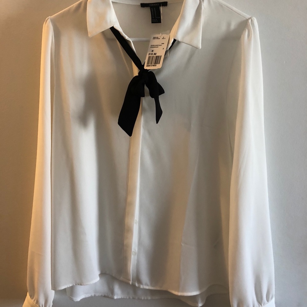 White button down