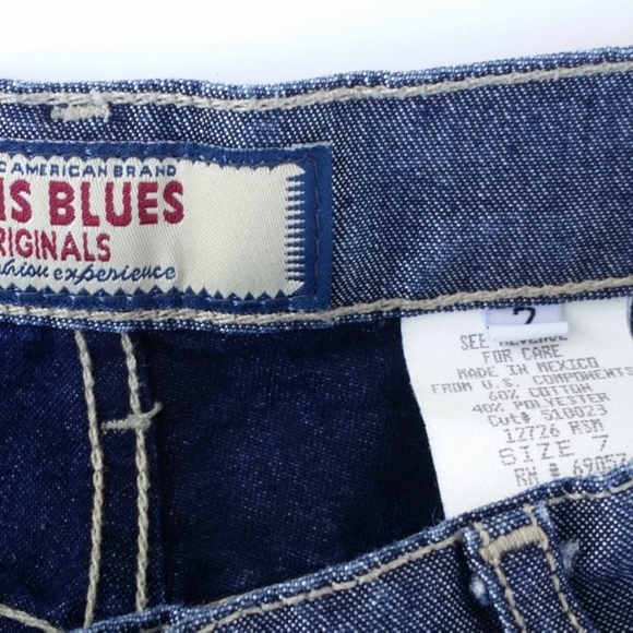 Paris Blues Light Silvery Blue Finish Denim S7 - Picture 5 of 7