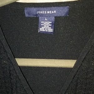 *SOLD* Joneswear Black Knit Blouse