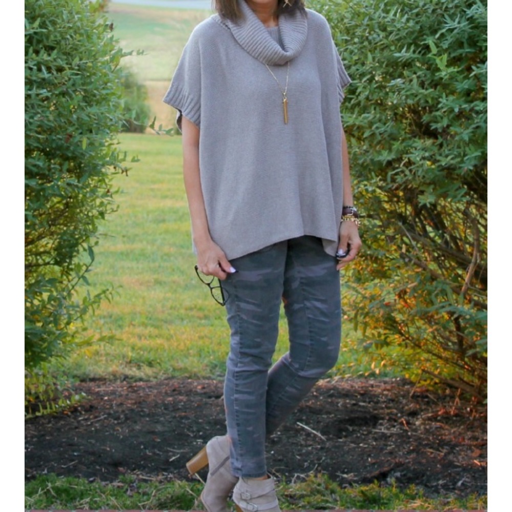 Old Navy Cowl Neck Sweater Poncho