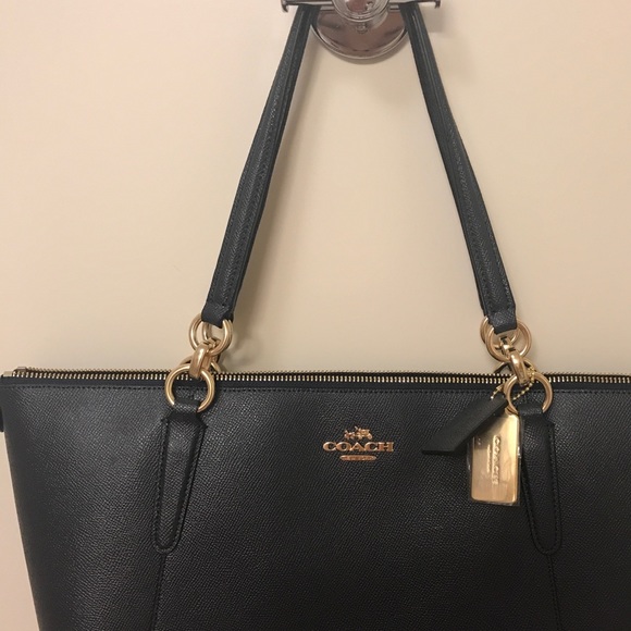 NWT Coach crossgrain leather Ava tote - Picture 2 of 6