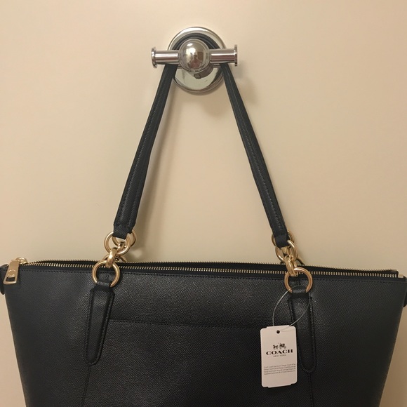 NWT Coach crossgrain leather Ava tote - Picture 4 of 6