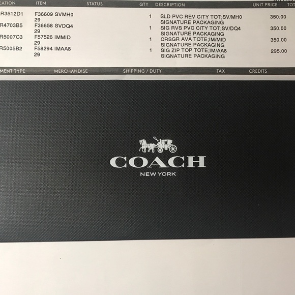 NWT Coach crossgrain leather Ava tote - Picture 6 of 6