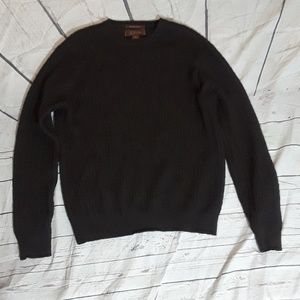 Tasso Elba dark brown cashmere sweater