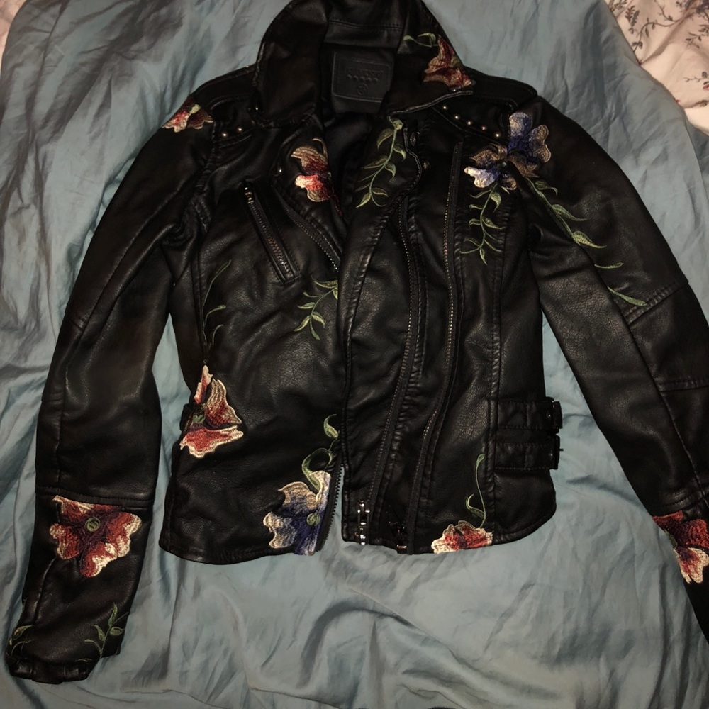 Urban outfitters vegan leather jacket