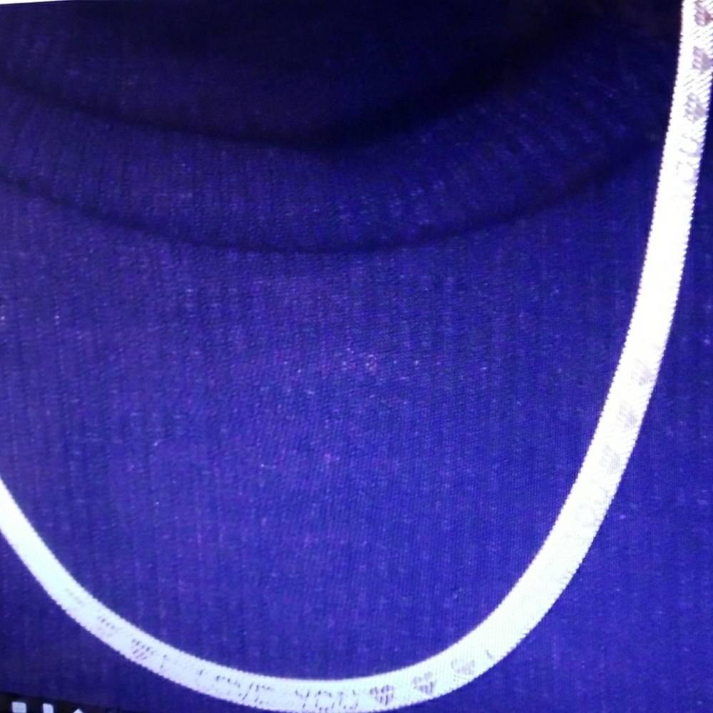 "I Love You" ❤❤❤ Silver Herringbone Necklace 20" - Picture 3 of 3