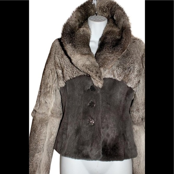 bebe rabbit fur jacket