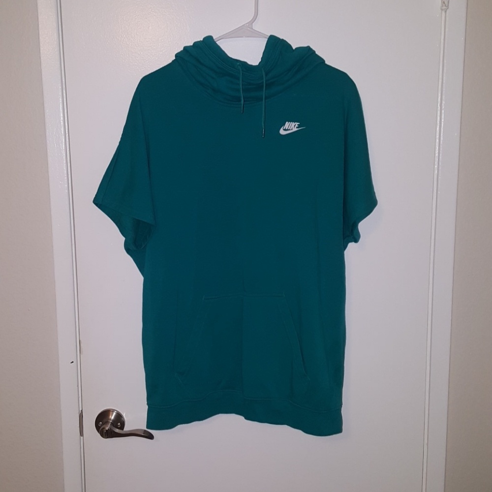 Nike short sleeve hoodie