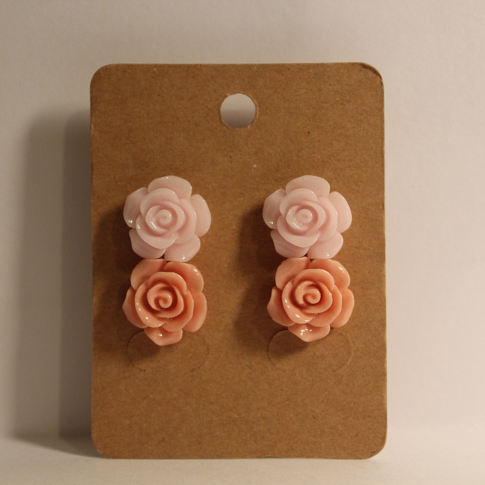 Floral earrings