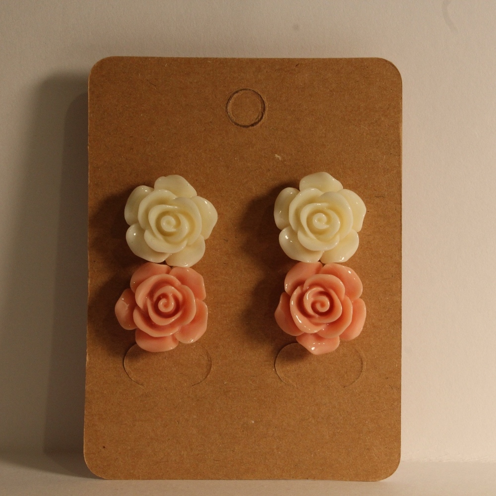 Floral earrings