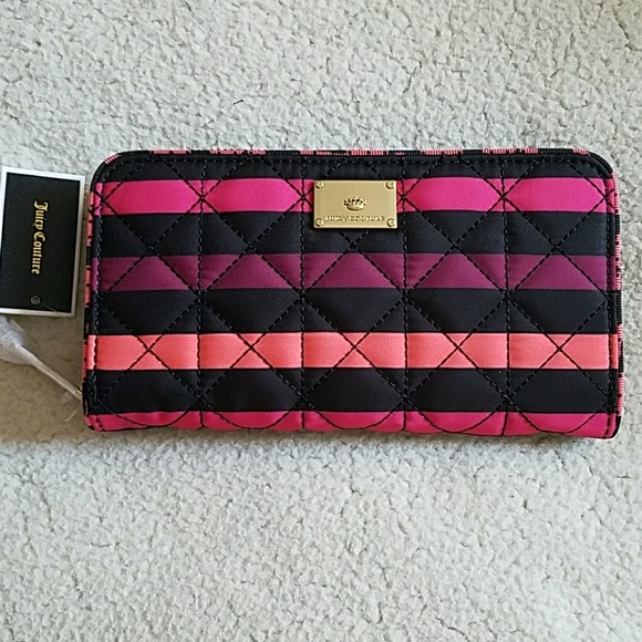 💖 JUICY COUTURE MALIBU STRIPED WALLET 💖 - Picture 3 of 8