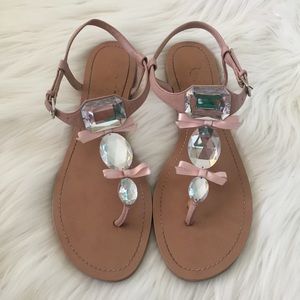 EUC BCBG Crystal Sandals