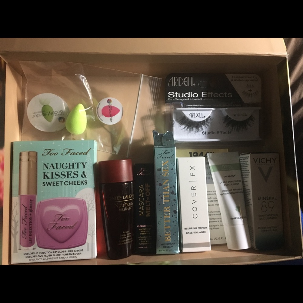 10 item lot Too Faced BeautyBlender Cover FX &more