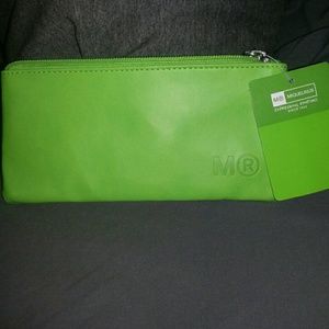 Lime green Spanish long wallet/pencil case