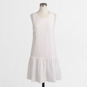 J.Crew white eyelet dress