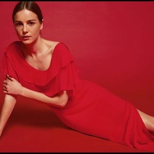 Reformation Angel Dress size 4 Red brand new