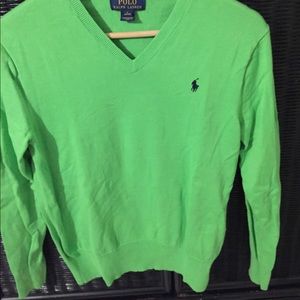 Polo V-neck sweater