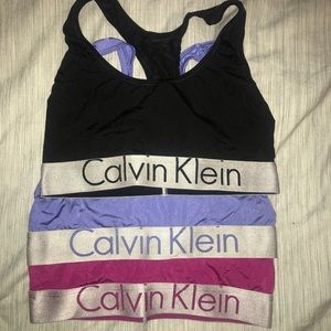 Calvin Klein Bralettes Bundle of 3
